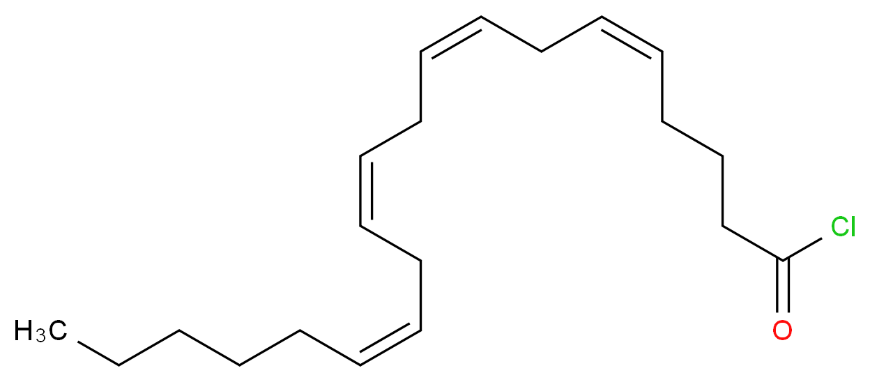 Arachidonoyl chloride_分子结构_CAS_57303-04-5)