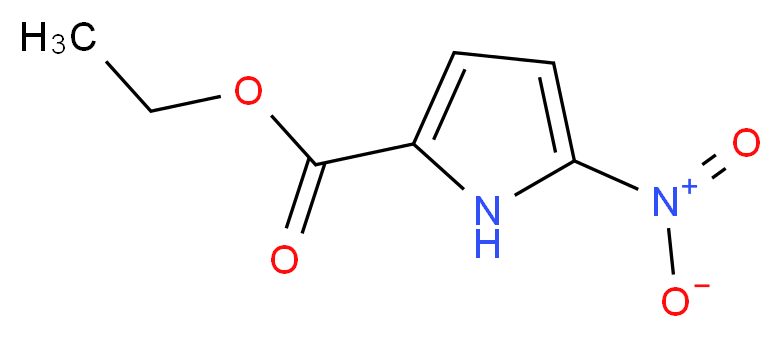 Ethyl 5-nitro-1H-pyrrole-2-carboxylate_分子结构_CAS_36131-46-1)