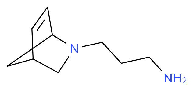 3-{2-azabicyclo[2.2.1]hept-5-en-2-yl}propan-1-amine_分子结构_CAS_915920-45-5