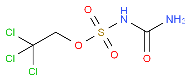 N-(2,2,2-三氯乙氧基磺酰基)脲_分子结构_CAS_882739-31-3)