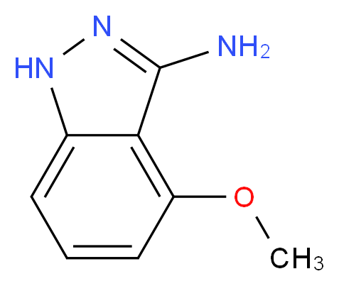 4-Methoxy-1H-indazol-3-amine_分子结构_CAS_886362-07-8)