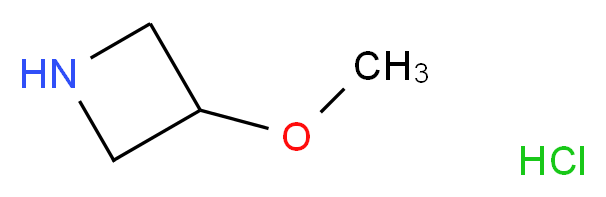 3-Methoxy-azetidine HCl_分子结构_CAS_148644-09-1)