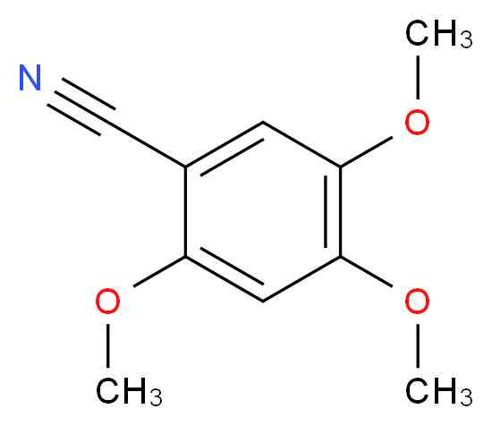 2,4,5-trimethoxybenzonitrile_分子结构_CAS_14894-77-0)