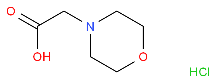 2-(morpholin-4-yl)acetic acid hydrochloride_分子结构_CAS_3235-69-6