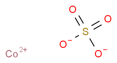 COBALTOUS SULFATE ANHYDROUS_分子结构_CAS_10124-43-3)