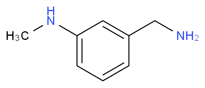 N-[3-(Aminomethyl)phenyl]-N-methylamine_分子结构_CAS_768343-60-8)