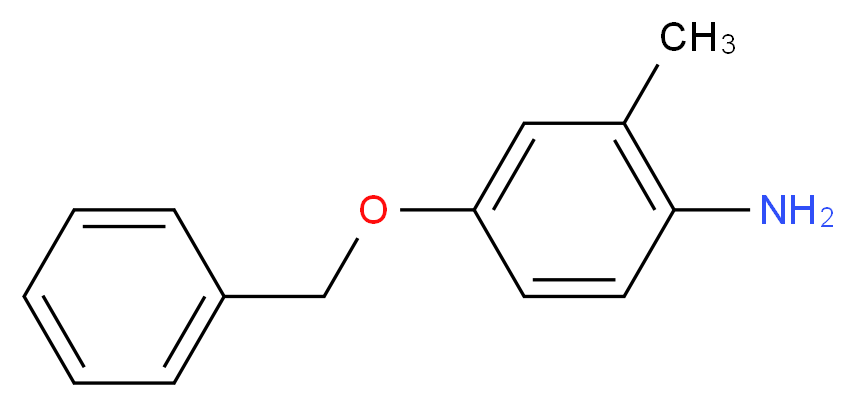 4-(benzyloxy)-2-methylaniline_分子结构_CAS_4792-60-3