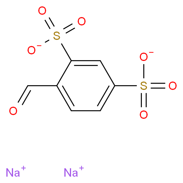 disodium 4-formylbenzene-1,3-disulfonate_分子结构_CAS_33513-44-9