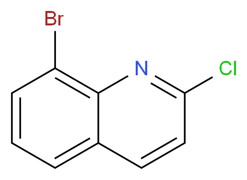 8-Bromo-2-chloroquinoline_分子结构_CAS_163485-86-7)