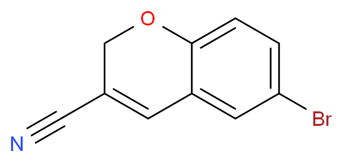 6-bromo-2H-chromene-3-carbonitrile_分子结构_CAS_57543-68-7