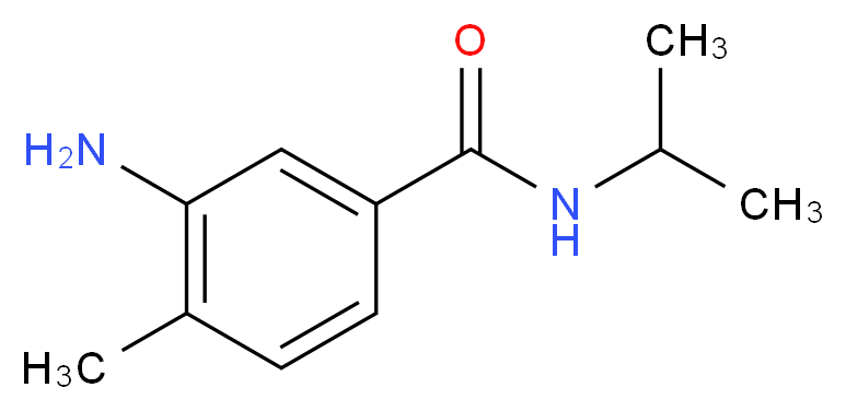 3-amino-N-isopropyl-4-methylbenzamide_分子结构_CAS_76765-62-3)