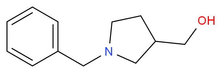 1-Benzylpyrrolidin-3-yl-methanol_分子结构_CAS_5731-17-9)