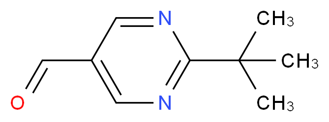 2-tert-butylpyrimidine-5-carbaldehyde_分子结构_CAS_104461-06-5)