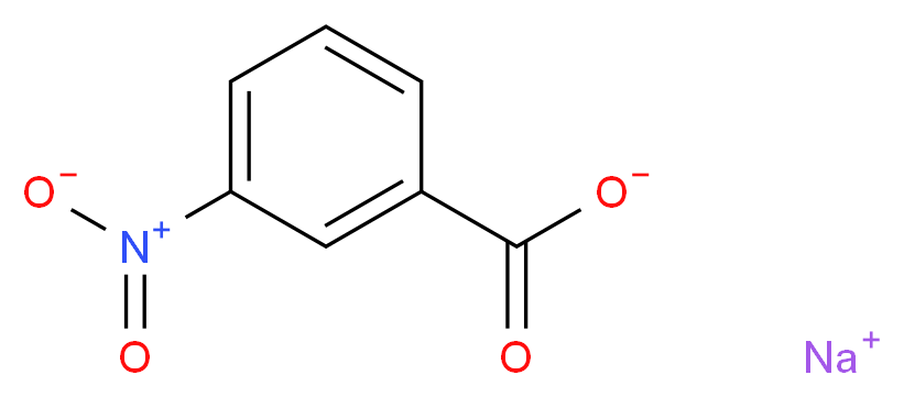 3-硝基苯甲酸钠水合物_分子结构_CAS_827-95-2)