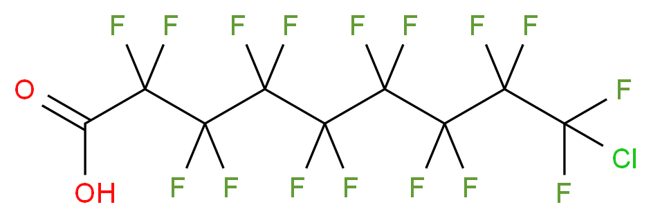 9-Chloroperfluorononanoic acid_分子结构_CAS_865-79-2)