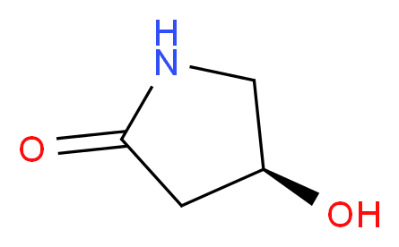 (4S)-4-hydroxypyrrolidin-2-one_分子结构_CAS_68108-18-9