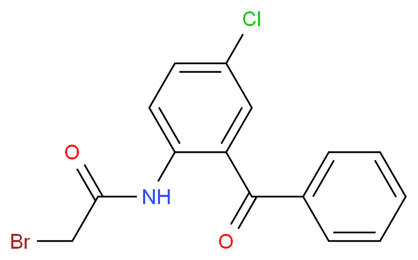 2-(2-Bromo-acetylamino)-5-chloro-benzophenone_分子结构_CAS_32580-26-0)