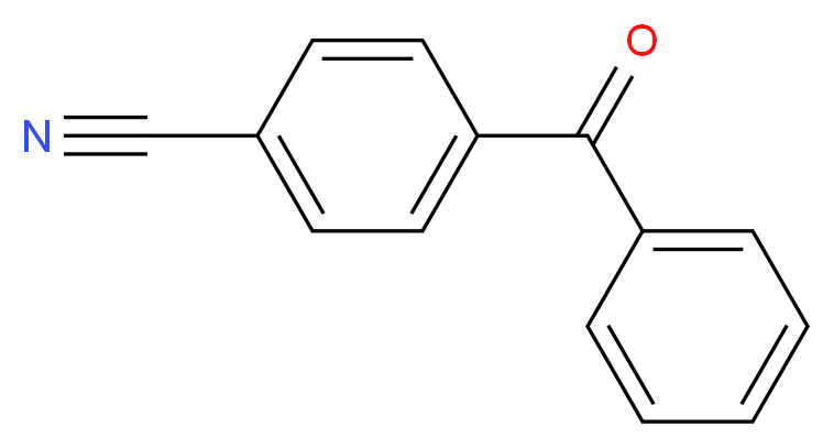 4-benzoylbenzonitrile_分子结构_CAS_1503-49-7