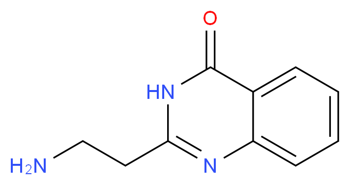 2-(2-aminoethyl)-3,4-dihydroquinazolin-4-one_分子结构_CAS_437998-07-7