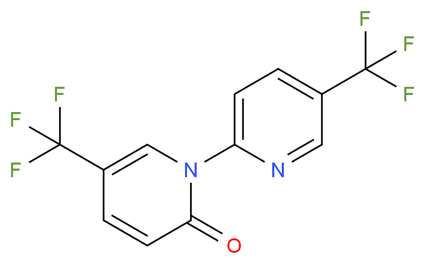 5,5'-bis(trifluoromethyl)-2H-1,2'-bipyridin-2-one_分子结构_CAS_)