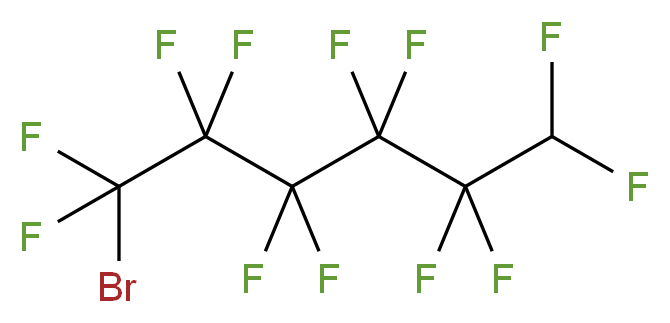 1H-6-Bromoperfluorohexane, tech._分子结构_CAS_355-36-2)