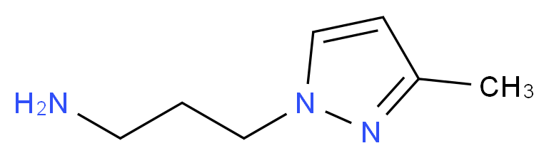 3-(3-Methyl-pyrazol-1-yl)-propylamine_分子结构_CAS_62821-91-4)