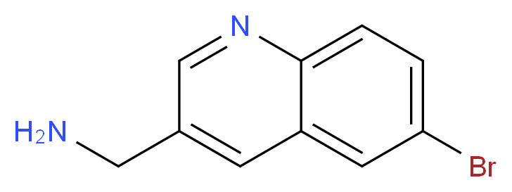 (6-bromoquinolin-3-yl)methanamine_分子结构_CAS_1196154-63-8)