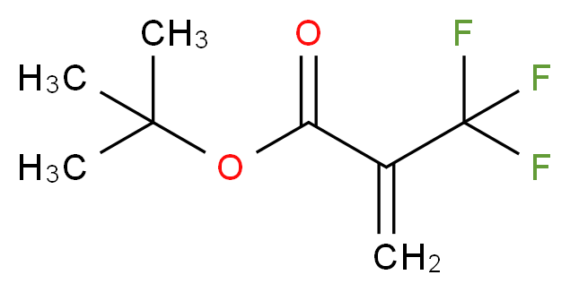 tert-butyl 2-(trifluoromethyl)prop-2-enoate_分子结构_CAS_105935-24-8