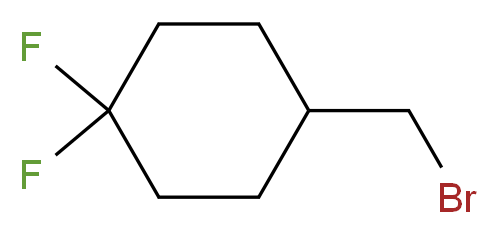 4-(bromomethyl)-1,1-difluorocyclohexane_分子结构_CAS_858121-94-5)