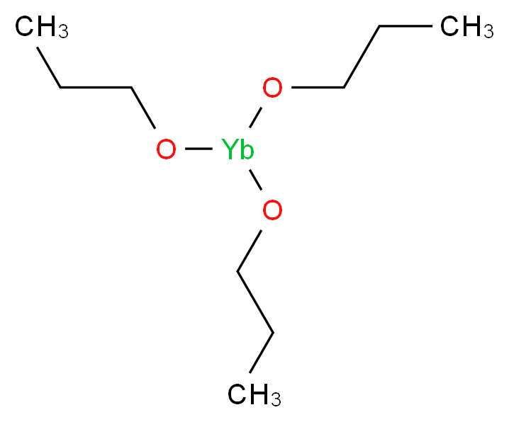 tripropoxyytterbium_分子结构_CAS_6742-69-4