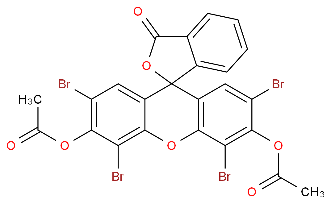 Eosin diacetate_分子结构_CAS_7284-92-6)