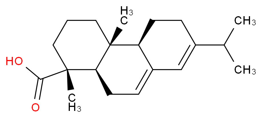 Abietic acid_分子结构_CAS_514-10-3)