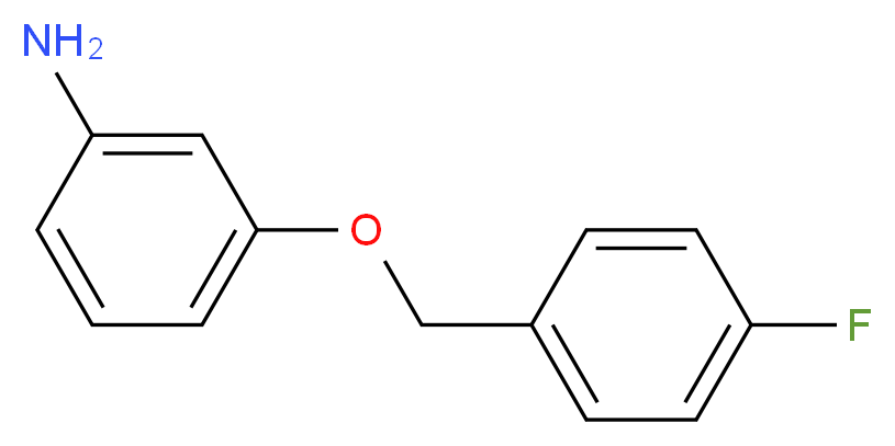 3-[(4-fluorobenzyl)oxy]aniline_分子结构_CAS_)