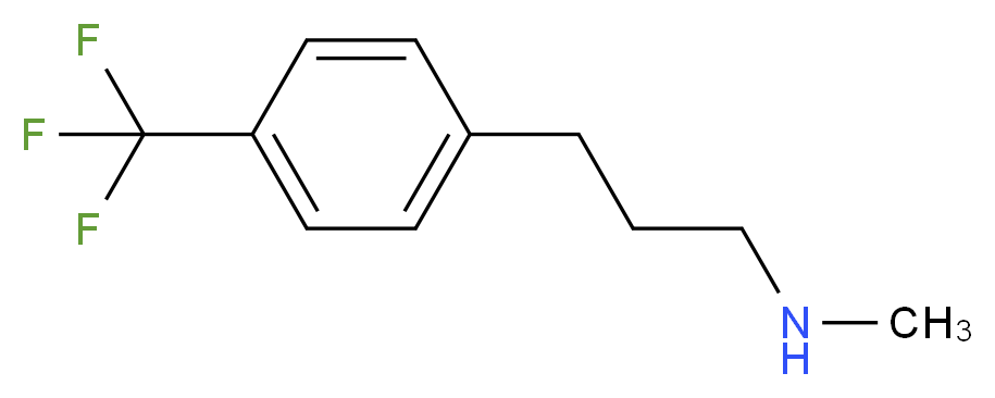 methyl({3-[4-(trifluoromethyl)phenyl]propyl})amine_分子结构_CAS_459872-43-6