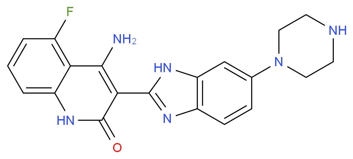 N-Desmethyl Dovitinib_分子结构_CAS_668432-44-8)