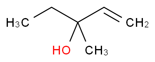 3-methylpent-1-en-3-ol_分子结构_CAS_918-85-4