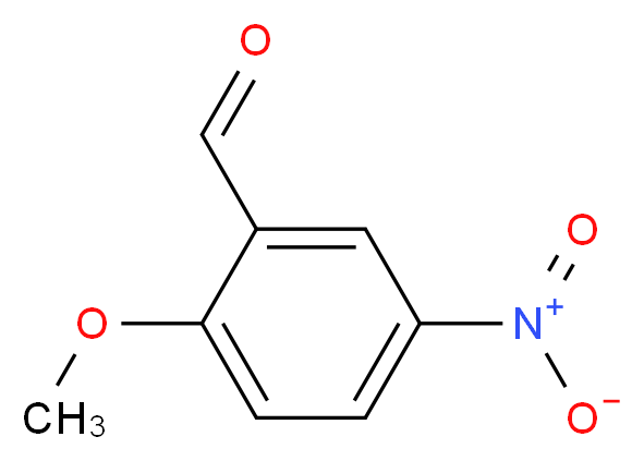 2-甲氧基-5-硝基苯甲醛_分子结构_CAS_25016-02-8)