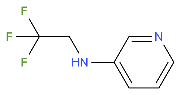 N-(2,2,2-trifluoroethyl)pyridin-3-amine_分子结构_CAS_77262-40-9