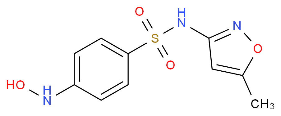 N-Hydroxy Sulfamethoxazole _分子结构_CAS_114438-33-4)