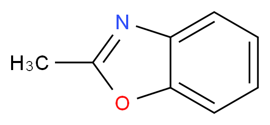 2-methyl-1,3-benzoxazole_分子结构_CAS_95-21-6