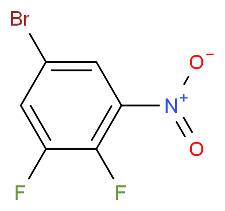 5-bromo-1,2-difluoro-3-nitrobenzene_分子结构_CAS_1261988-16-2