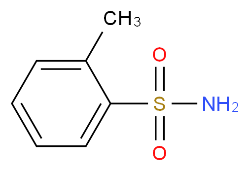 2-methylbenzene-1-sulfonamide_分子结构_CAS_88-19-7)