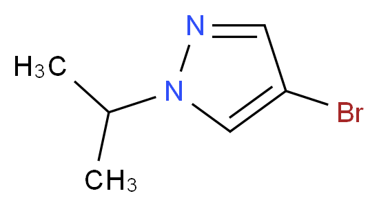 4-bromo-1-(propan-2-yl)-1H-pyrazole_分子结构_CAS_313735-62-5