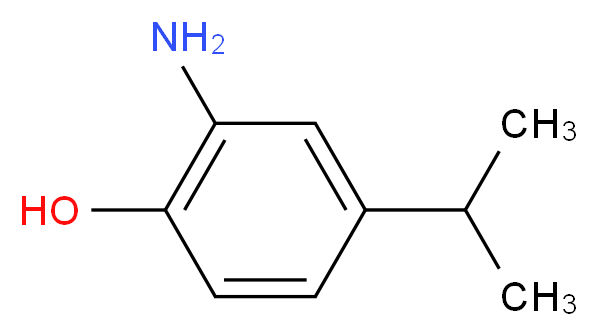 2-amino-4-isopropylphenol_分子结构_CAS_3280-68-0)