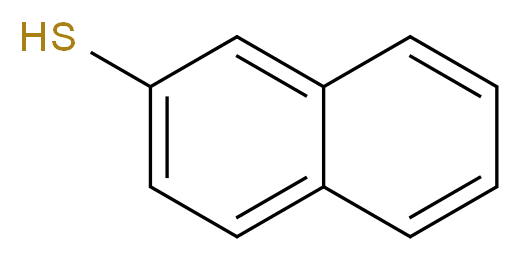 naphthalene-2-thiol_分子结构_CAS_91-60-1