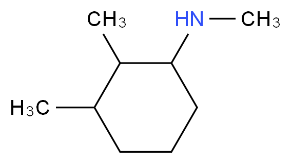 N,2,3-trimethylcyclohexan-1-amine_分子结构_CAS_42195-94-8