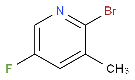 2-bromo-5-fluoro-3-methylpyridine_分子结构_CAS_38186-85-5