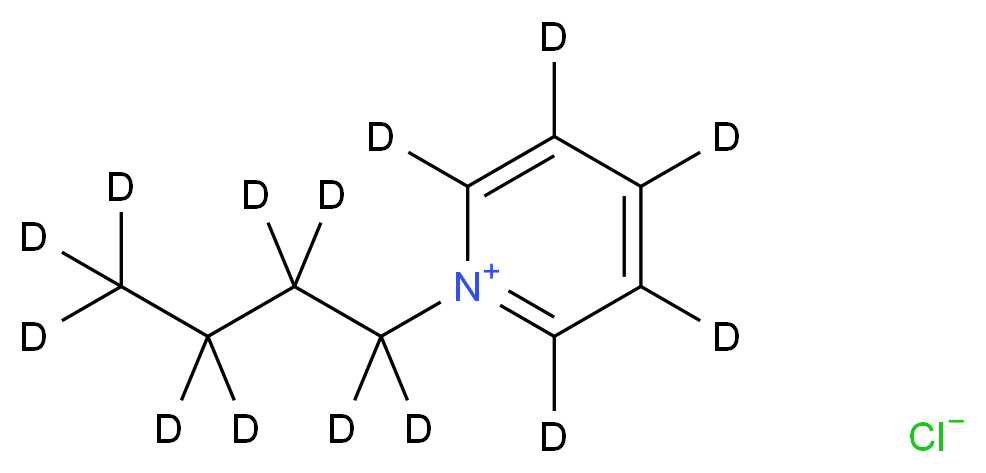 1-(<sup>2</sup>H<sub>9</sub>)butyl(<sup>2</sup>H<sub>5</sub>)pyridin-1-ium chloride_分子结构_CAS_312623-96-4