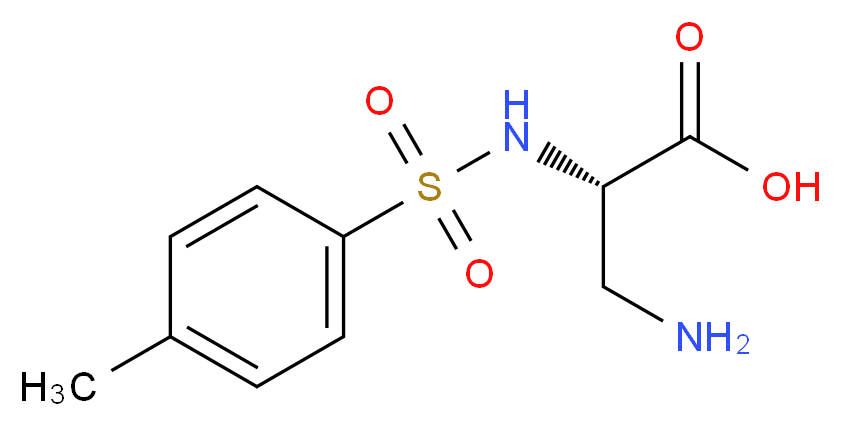 (2S)-3-amino-2-(4-methylbenzenesulfonamido)propanoic acid_分子结构_CAS_21753-19-5