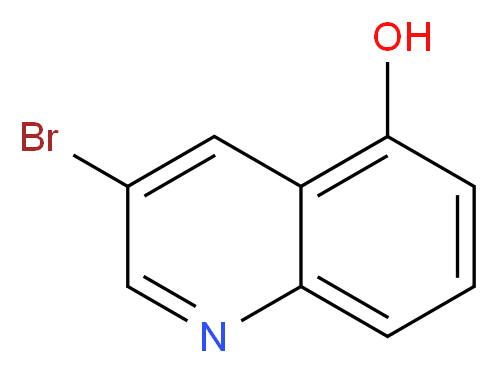 3-bromoquinolin-5-ol_分子结构_CAS_1123738-15-7